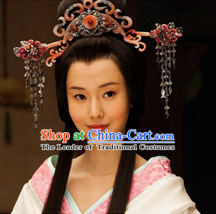 Eastern Zhou Dynasty Spring and Autumn Princess Clothing and Hair Accessories Complete Set for Women
