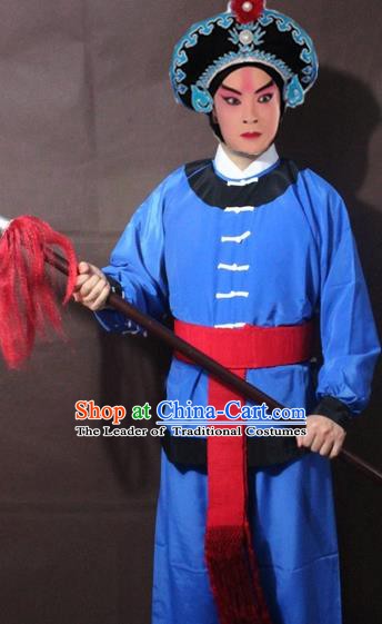 Traditional China Beijing Opera Takefu Costume, Chinese Peking Opera Ministry Footman Clothing