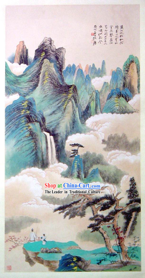 Chinese Landscape Painting-Inside the Mountain