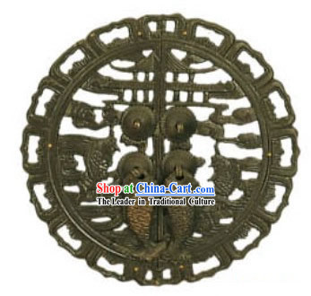 Chinese Palace Style Classic Archaized Door Lock-Carp Jumping the Dragon Door