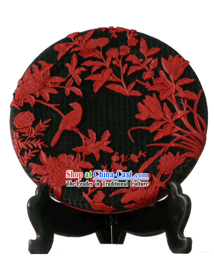 Chinese Double Face Palace Lacquer Works-Spring Time