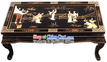 Chinese Palace Lacquer Ware Table Set-Ancient Fairies