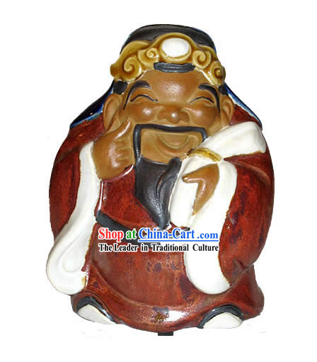 Chinese Hand Made Ceramics Statue-Lucky Fairy