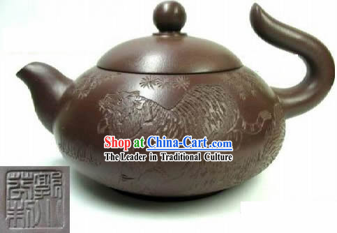 Chinese Hand Made Zisha Teapot-Flying Tiger