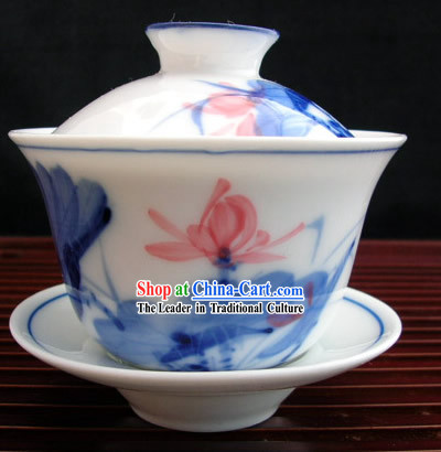 China Jingde Porcelain-Lotus Tea Bowl