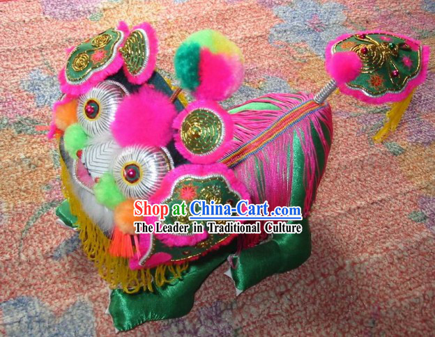 Chinese Classic Handmade Folk Clothe Lion