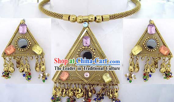 Indian 24K Handcrafted Ethnic Fully Crafted Jewellery Set