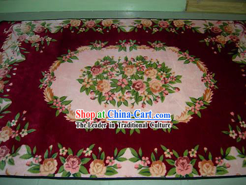Art Decoration Chinese Thick Nobel Flowery Rug_Carpet _238_150cm_