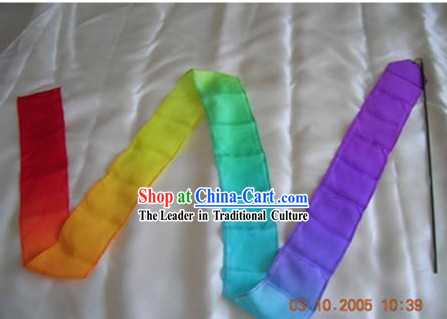 Chinese Traditional Colour Changing Rainbow Dancing Ribbon for Children and Adults