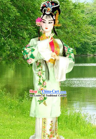 Chinese Silk Beijing Opera Figurine-Cui Yingying