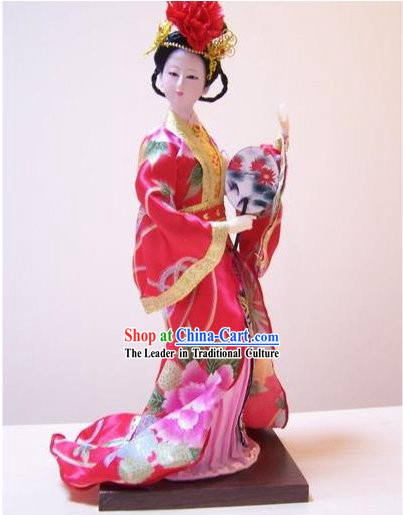 Handmade Peking Silk Figurine Doll - Yang Guifei _Yuhuan_