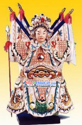 Chinese Classic Original Hand Puppet Handicraft-Zhao Yun