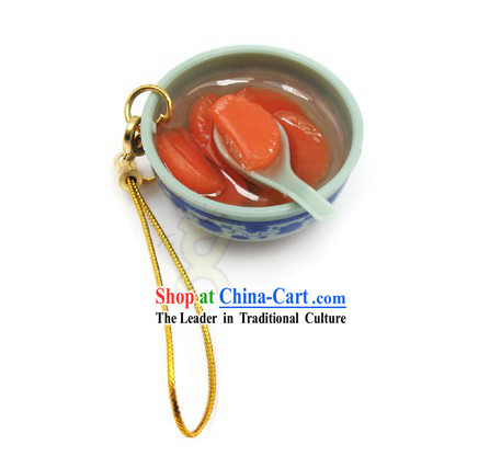 Orange Soup Shape Kep Chain - Christmas and New Year Gift