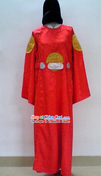 Ancient Korea Emperor Costumes and Hat Complete Set