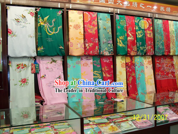 Chinese Traditional Embroidery Fabric