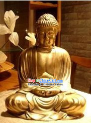 Chinese Classical Thinking Buddha Golden Statue