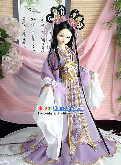 Chinese Girls Dress Up Costume Complete Set