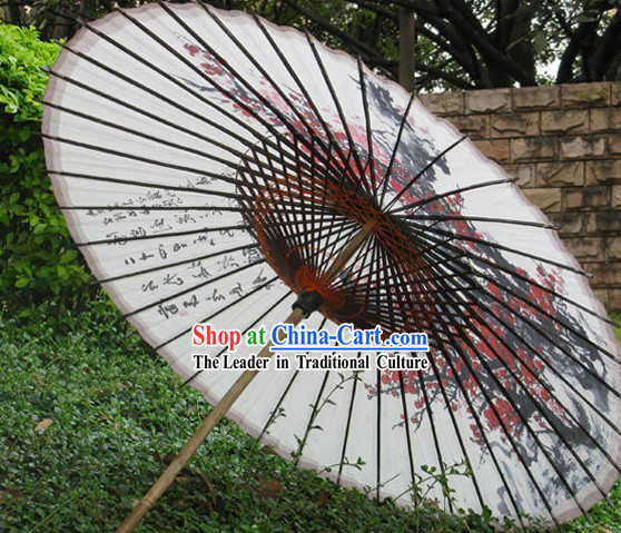 Hand Made Japanese Plum Blossom Paper Umbrella