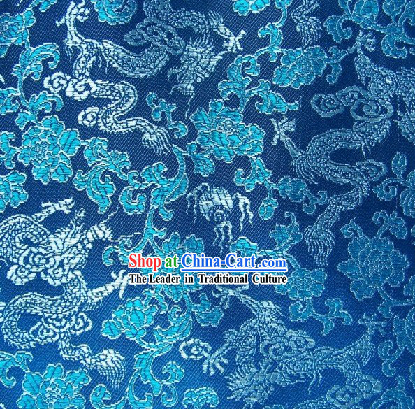 Chinese Dragon Brocade Fabric