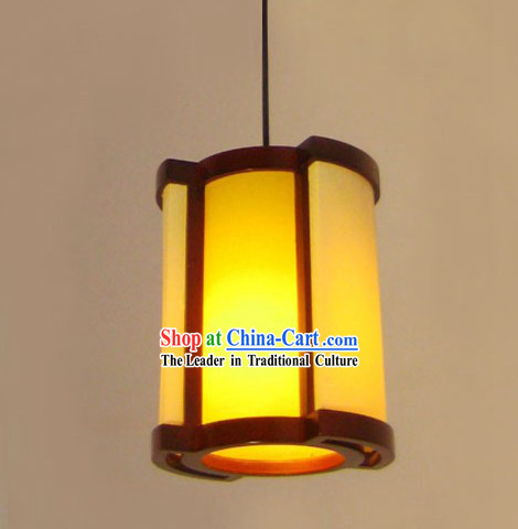 Mandarin Ceiling Wood Lantern