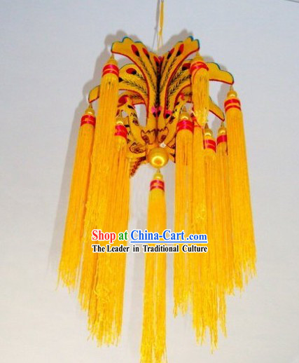 Chinese Handmade and Embroidered Phoenix Parade Lanterns