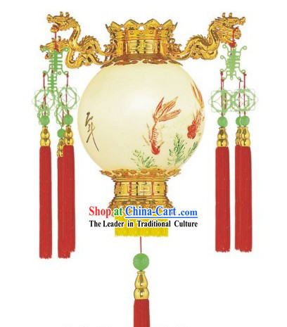 Chinese Traditional Steel Wire Dragon Palace Lantern