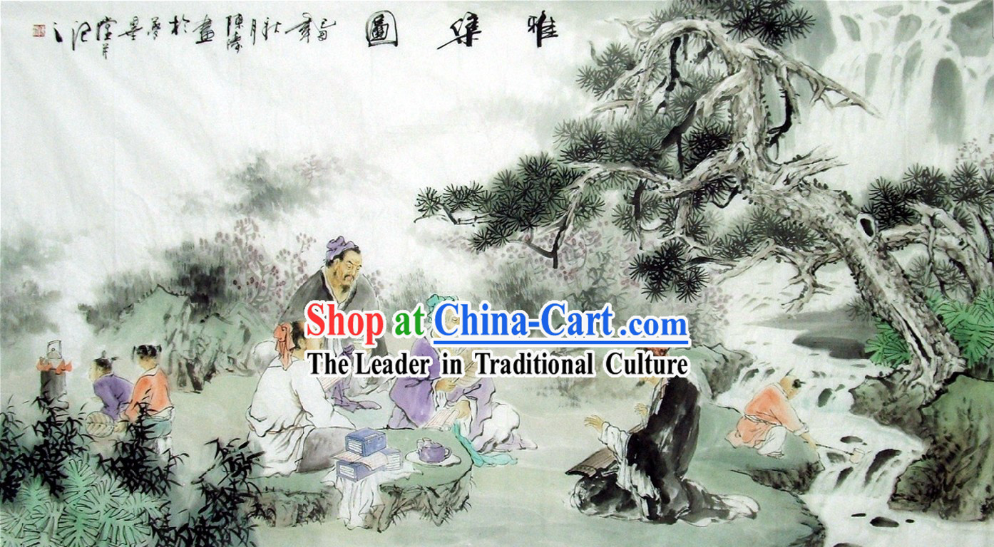Chinese Ancient Paintings- Gathering