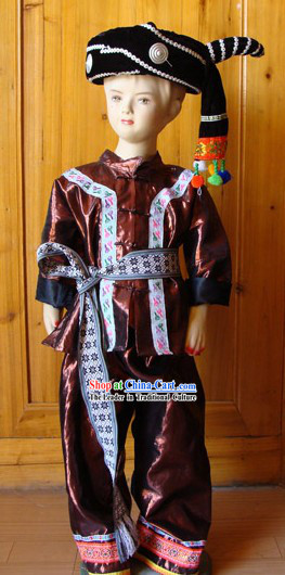 Chinese Dong Minority Dress Set for Children