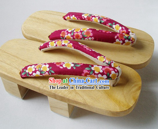 Japanese Geta Sandals Set