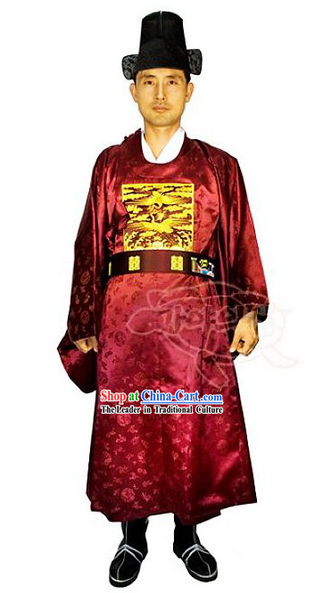 Ancient Korean Palace Official Costumes Complete Set
