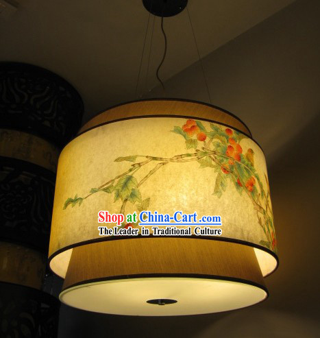 Chinese Traditional Original Plum Blossom Painting Chandelier