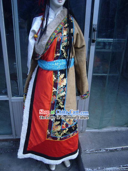 Traditional Tibetan Robe for Men