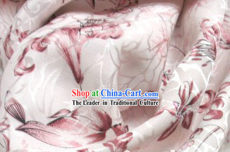 Traditional Daffodil Silk Fabric