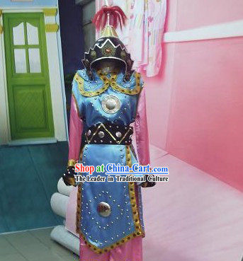 Hua Mulan Warrior Armor Costume Complete Set