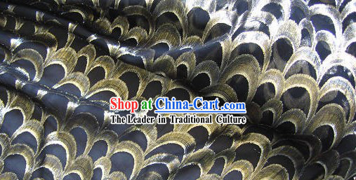 Chinese Peacock Silk Fabric