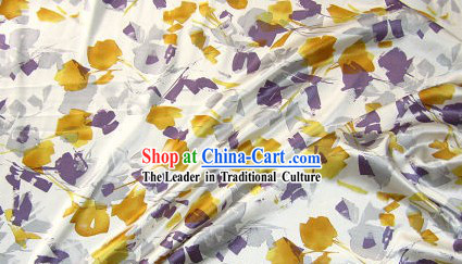 Chinese Classical Silk Flower Fabric