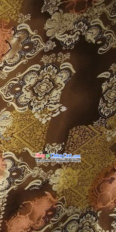 Chinese Pure Silk Ancient City Fabric