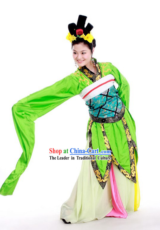 Ancient Water Sleeve Palace Dance Ta Ge Costume Spring Outing Dance Costumes