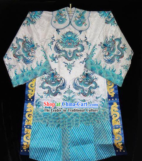 Chinese Opera Embroidery Dragon Costume for Men