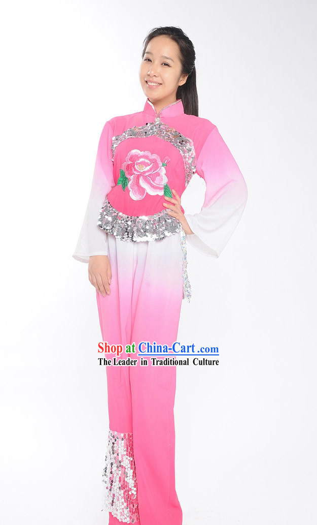 Traditional Chinese Folk Dance Costume for Women