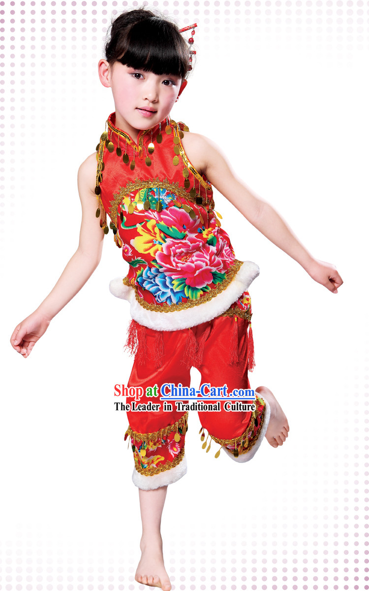 Chinese New Year Dance Costume for Kids