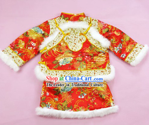 Traditional Chinese Baby Birthday Dress