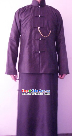 Traditional Chinese Kaftan Garment Clothing for Men