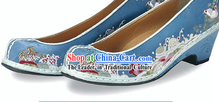 Korean Classical Embroidery Shoes for Women