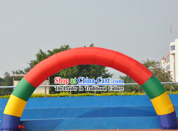 Happy Celebration Rainbow Inflatable Arches