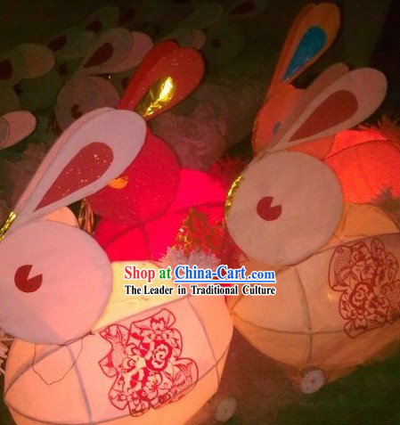 Chinese Handmade Rabbit Lantern