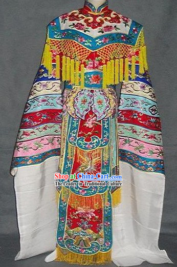 Peking Opera Embroidered Phoenix Costumes Complete Set