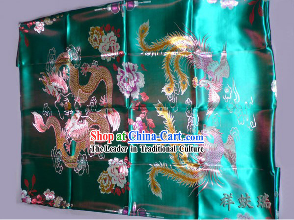 Rui Fu Xiang Dragon Phoenix Brocade Bedcover