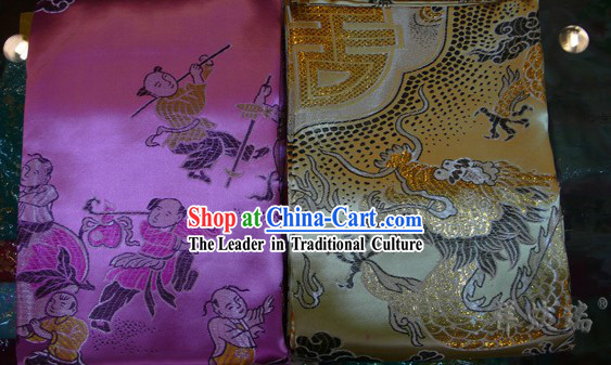 Rui Fu Xiang Traditional Chinese Wedding Brocade Bedcover