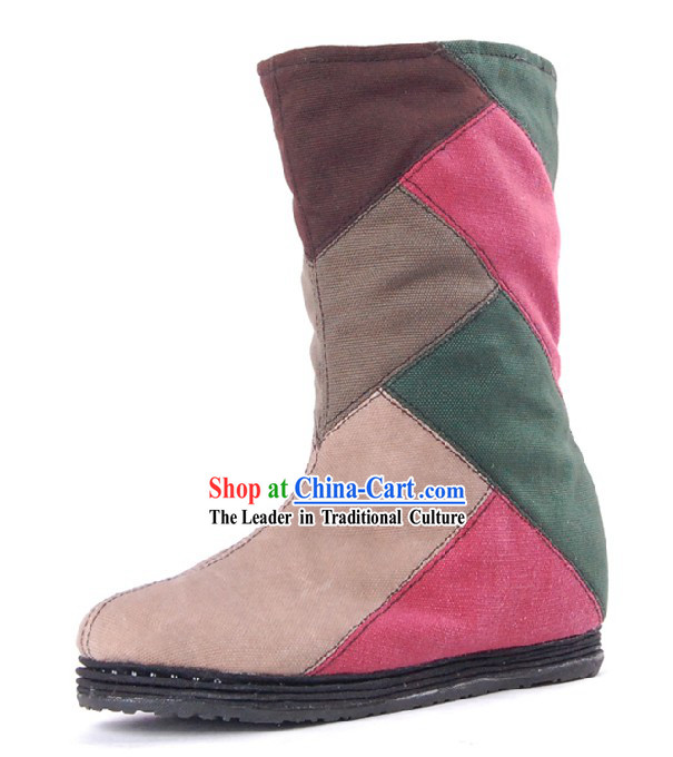 Traditional Chinese Handmade Cloth Boots
